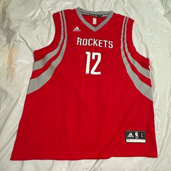 NBA Houston Rockets #12 Lou Williams Replica Jersey Adidas Size Large - Picture 1 of 7